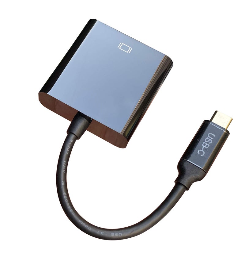 BELIN LINK USB C to VGA Adapter - 1080P Full HD, Compact & Universal Compatibility for Laptop, Tablet, Smartphone(BL-CVG01) - Image 1
